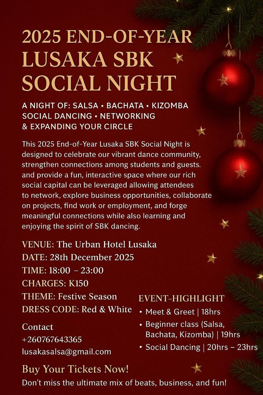 End of Year Lusaka SBK Social Night